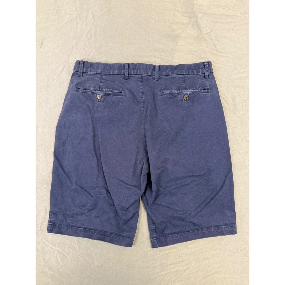 Gap‎ Mens 12 Inch Casual Shorts Tapestry Navy Blue Chino Stretch 34 440988-05